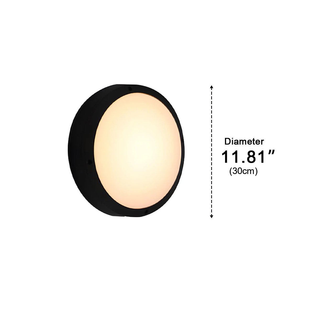 Waterproof Modern Round Outdoor Wall Light