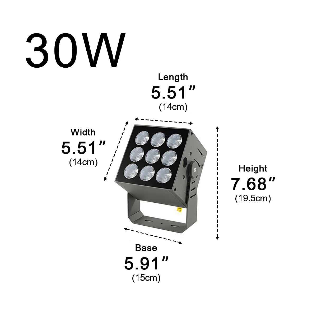 Waterproof High-Power LED Architectural Spotlight Outdoor Building Uplighting - Pulens
