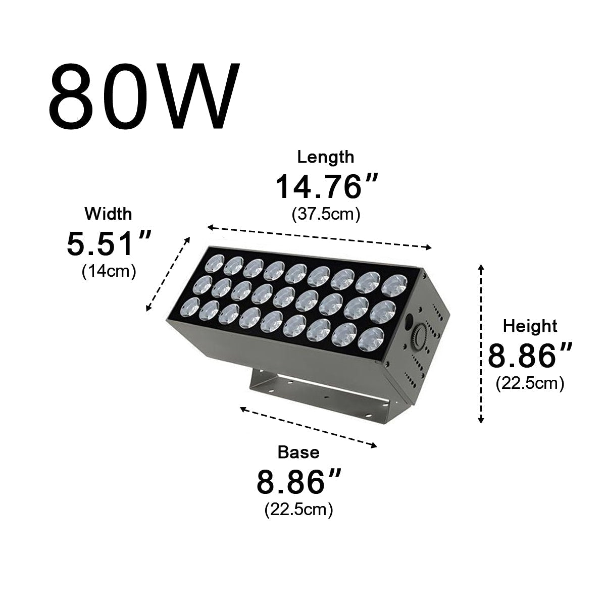 Waterproof High-Power LED Architectural Spotlight Outdoor Building Uplighting - Pulens