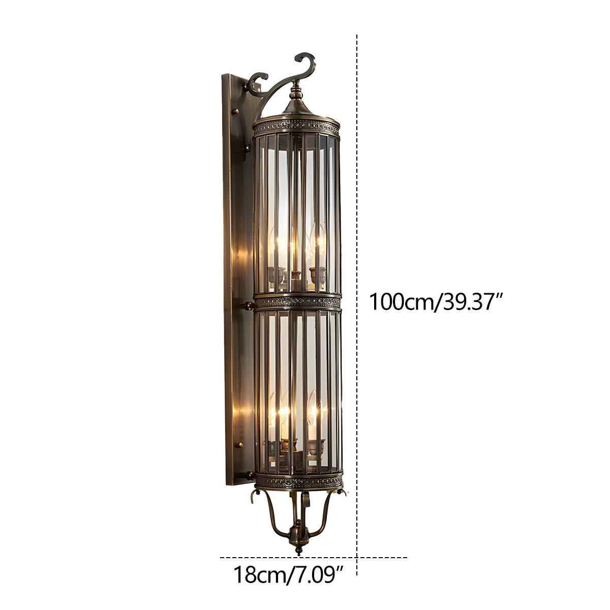 Dimmable Copper Outdoor Wall Sconce - Pulens