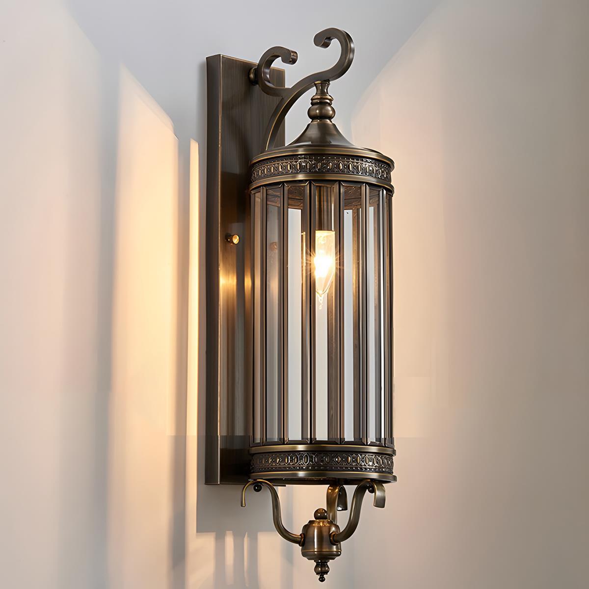 Dimmable Copper Outdoor Wall Sconce - Pulens