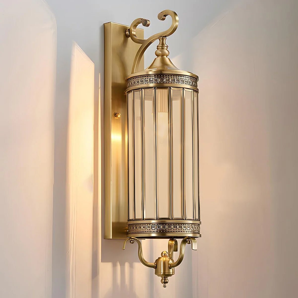 Dimmable Copper Outdoor Wall Sconce - Pulens