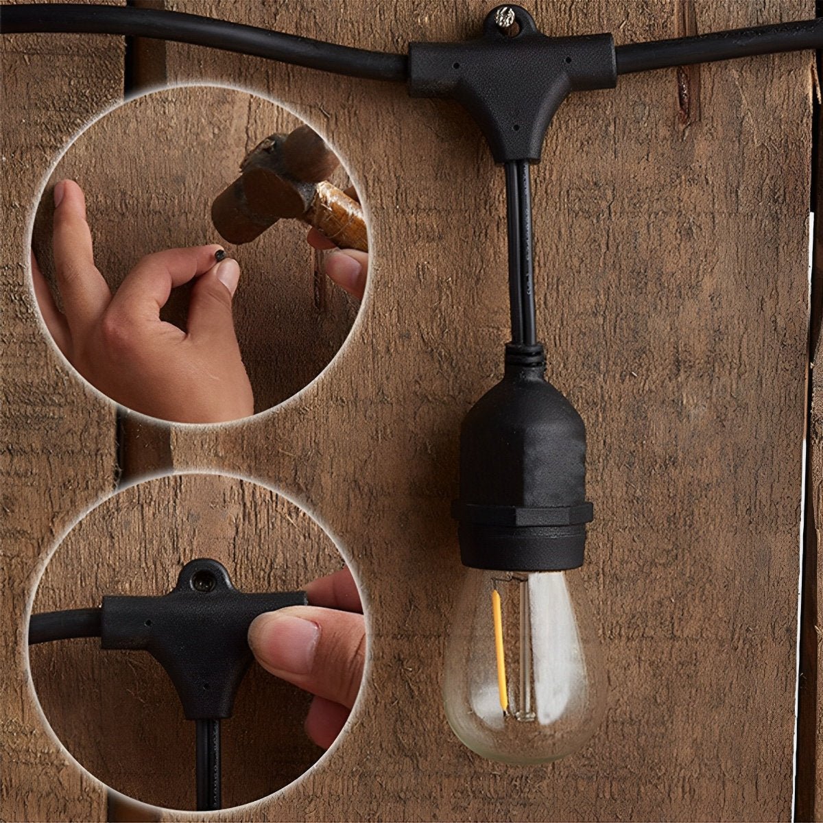 Waterproof Edison Bulb LED Outdoor String Lights - Pulens