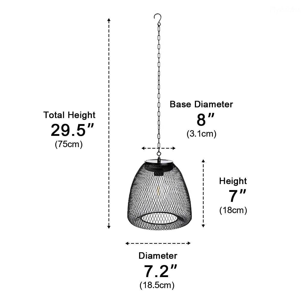 Waterproof Solar Rattan Boho Bell-Shaped Outdoor Pendant Light - Pulens