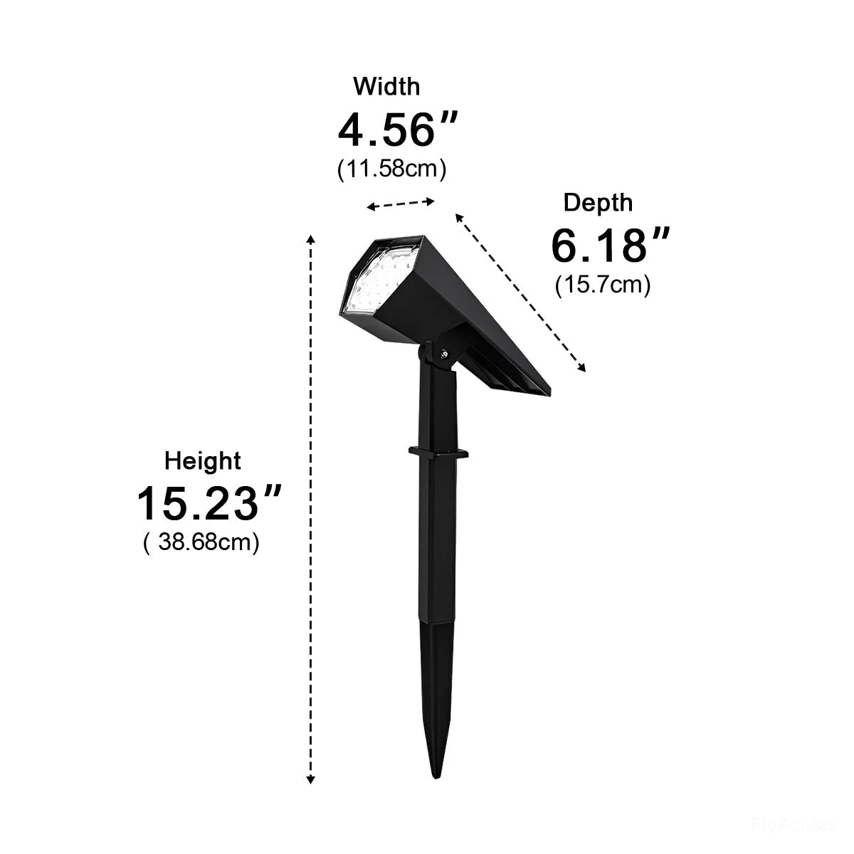 Waterproof Modern Solar LED Tree Spotlight Landscape Lighting - Pulens