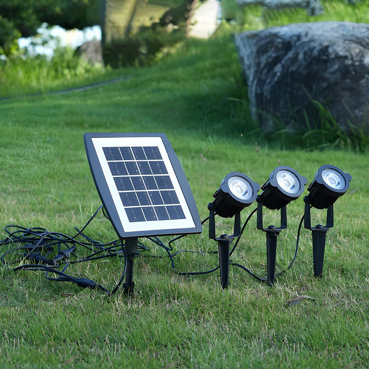 Waterproof Solar Spotlights Outdoor LED Landscape Lights - Pulens