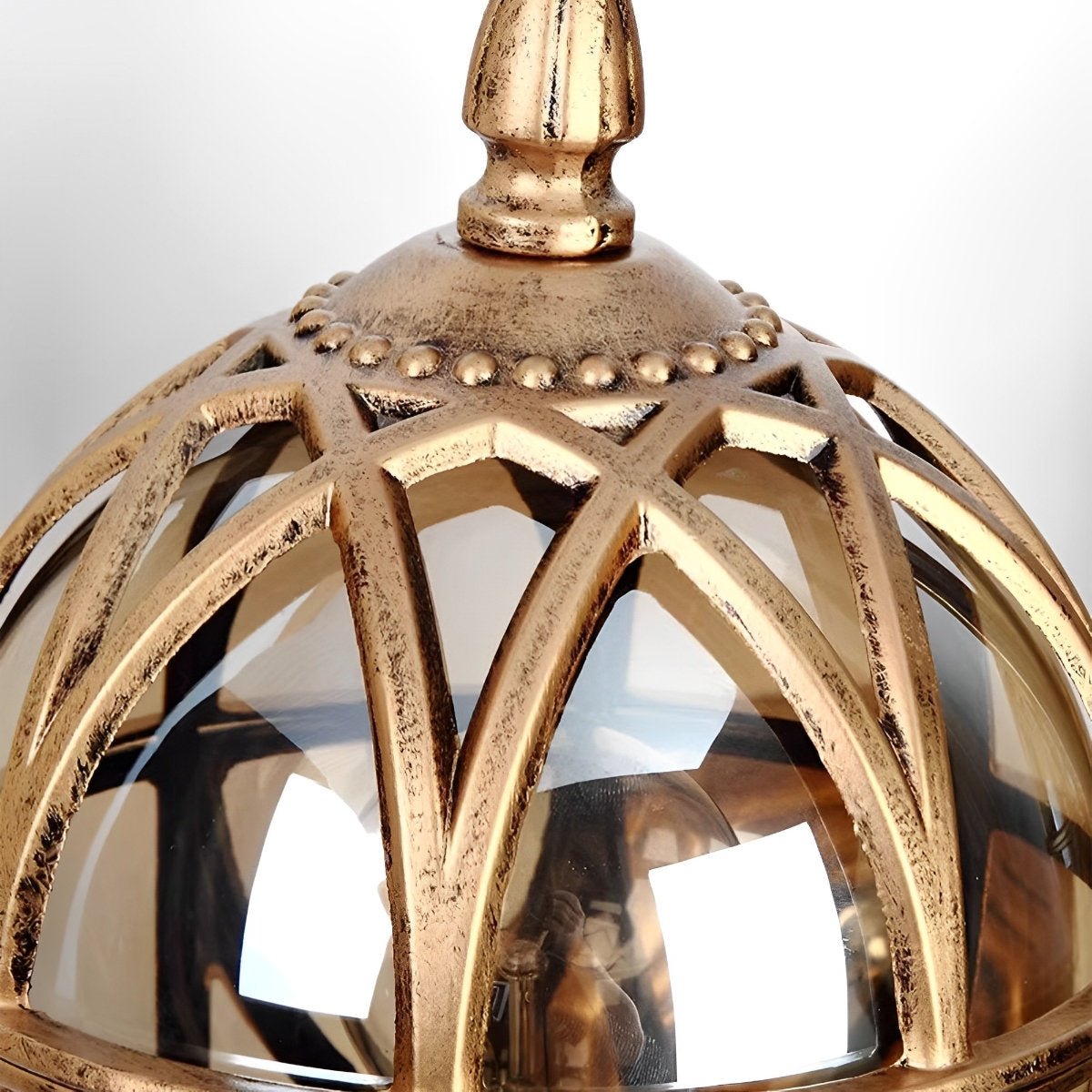 Dimmable Cage Lantern Outdoor Wall Light - Pulens