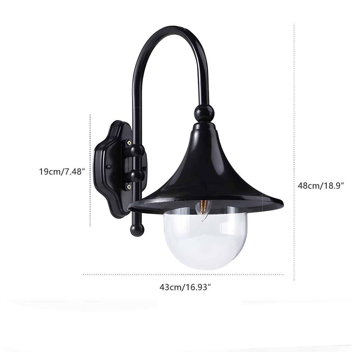 Dimmable Gooseneck Barn Outdoor Wall Light - Pulens
